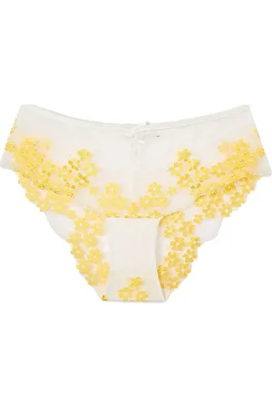 Etam Somptueuse - Shorty Alushousut Brief Tangat Yellow