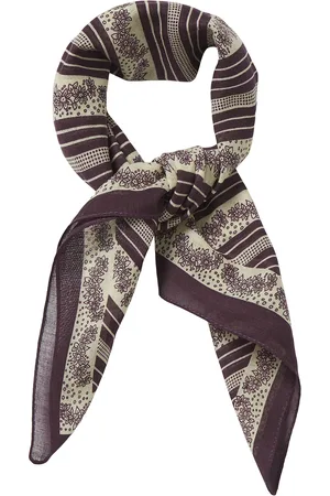 Beck Söndergaard Billie Cotta Scarf Accessories Scarves Lightweight Scarves Brown
