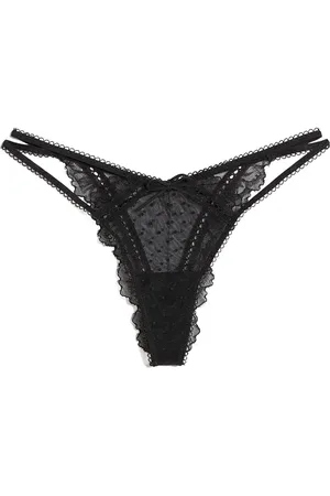 Etam Petra - Tanga Stringit Alusvaatteet Black