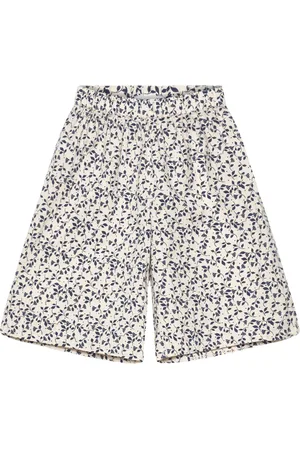 MANGO Floral Print Straight Trousers Bottoms Shorts Sweat Shorts Multi/patterned
