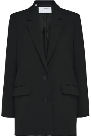 SELECTED Slfrita Ls Relaxed Blazer Fd Noos Blazers Single Breasted Blazers Black
