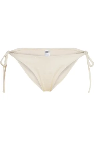 Weekday Structured Strappy Tie Bikini Bottoms Swimwear Bikinis Bikini Bottoms Side-tie Bikinis White