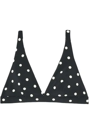 Etam Polky - Unwired Triangle Bra Swimsuit Swimwear Bikinis Bikini Tops Triangle Bikinitops Black