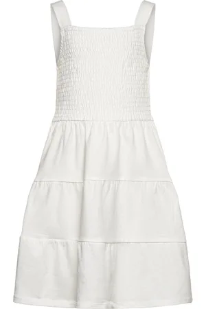 MANGO Dress .-- Smock Dresses & Skirts Dresses Casual Dresses Sleeveless Casual Dresses White