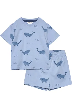 MANGO Pyjamas .-- Whale Pyjamasetti Pyjama Blue