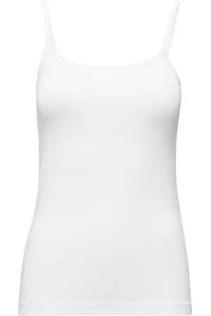 Samsøe Samsøe Talla Strap Top 265 Tops T-shirts & Tops Sleeveless White