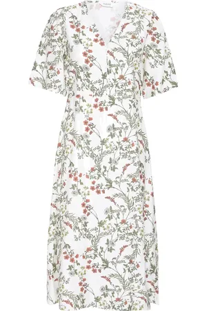 B YOUNG Byimilda Ss Dress - Dresses Summer Dresses White