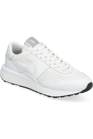 Ralph Lauren Train 89 Leather & Oxford Sneaker Matalavartiset Sneakerit Tennarit White