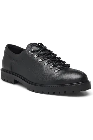 Les Deux Thatcher Grain Hiking Derby Shoe Matalavartiset Sneakerit Tennarit Black
