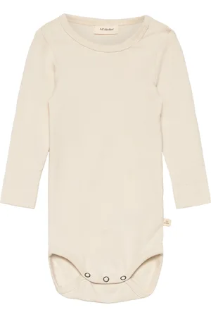 Lil Atelier Nbngayo Ls Slim Body Lil Noos Bodies Long-sleeved Cream