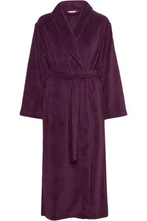 Missya Cornflocker Fleece Robe Long Aamutakki Purple