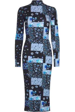 Desigual Los Angeles Polvipituinen Mekko Blue