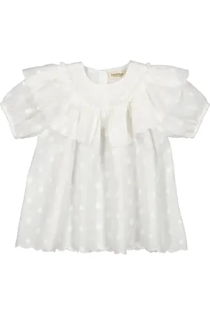 Marmar Copenhagen Delsa B Dresses & Skirts Dresses Baby Dresses Short-sleeved Baby Dresses White