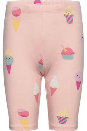 Lindex Bikerpants Aop Bottoms Shorts Pink