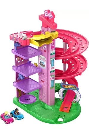 Hot Wheels Racerverse™ Barbie™ Spiral Race™ Track Set Toys Toy Cars & Vehicles Race Tracks Multi/patterned