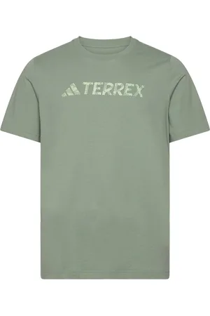 adidas Terrex Classic Logo T-Shirt Sport T-shirts Short-sleeved Green
