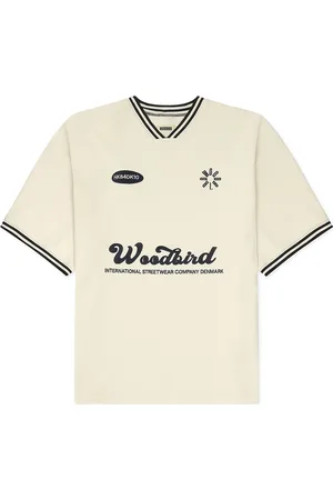 Woodbird Wbbeam Local Tee Tops T-shirts Short-sleeved Cream