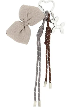 Sui Ava Puffy Bow Bag Charm Avaimenperä Beige