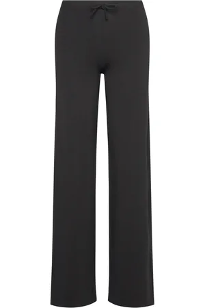 Organic Basics Everyday Straight Leg Pants Pyjamahousut Olohousut Black