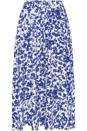 INWEAR Fayeiw Skirt Skirts Maxi Skirts Blue