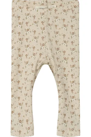 Lil Atelier Nbfgago Slim Legging Lil Noos Bottoms Leggings Beige