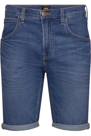 Lee 5 Pocket Short Bottoms Shorts Denim Blue