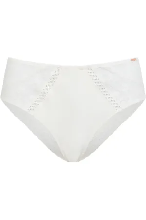 Dorina Lyra-Satin Hipster Classic Alushousut Brief Tangat White