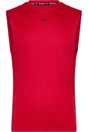 Reebok Id Train Slvls Tech Tee Sport Men Sport Clothing Sport Tops Sport Tank Tops Red