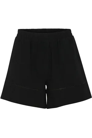 Saint Tropez Kalindasz Shorts Bottoms Shorts Casual Shorts Black