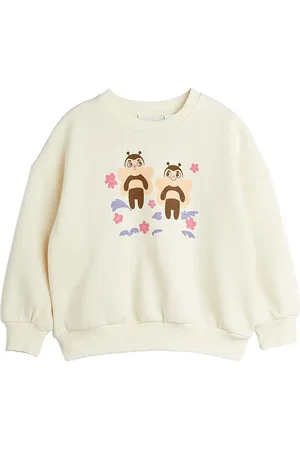 Mini Rodini Bees Sp Sweatshirt Tops Sweat-shirts & Hoodies Sweat-shirts Cream