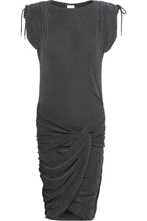 2nd Day 2Nd Takoda - Lurex Drape Polvipituinen Mekko Grey