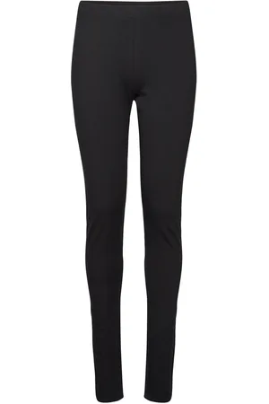 Lindex Trousers Leggings Basic Bottoms Leggings Black