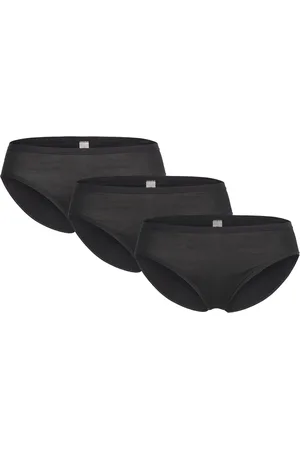 Lindex Brief 3 Pack Carin Bikini Reg Alushousut Brief Tangat Black