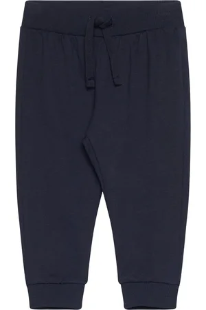 Lindex Trousers Jogging Basic Bottoms Sweatpants Navy