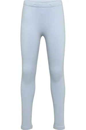 Lindex Leggings Basic Brushed Inside Bottoms Leggings Blue