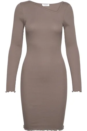 Rosemunde Cotton Dress Lyhyt Mekko Beige