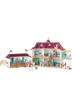 Schleich Lakeside Country House And Stable Toys Playsets & Action Figures Play Sets Multi/patterned