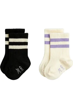 Mini Rodini Stripe 2-Pack Baby Sock Socks & Tights Baby Socks Multi/patterned