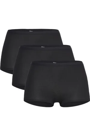 Lindex Brief 3 Pack Carin Boxer High Hipsterit Alushousut Alusvaatteet Black