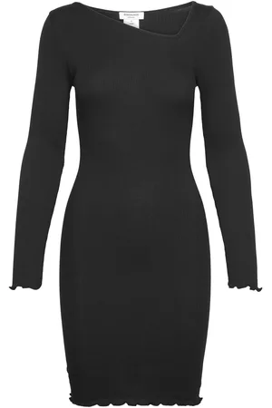 Rosemunde Cotton Dress Lyhyt Mekko Black
