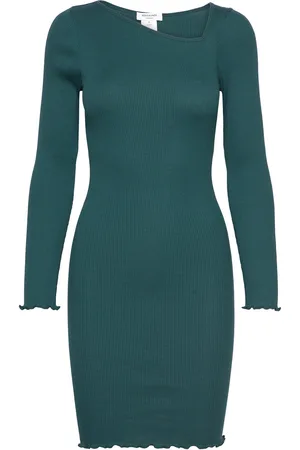 Rosemunde Cotton Dress Lyhyt Mekko Green