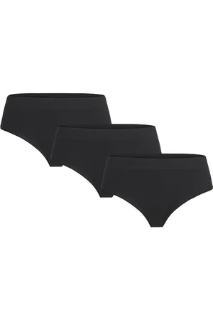 Lindex Brief Brazi High Seamless Rib Lingerie Panties Brazilian Panties Black