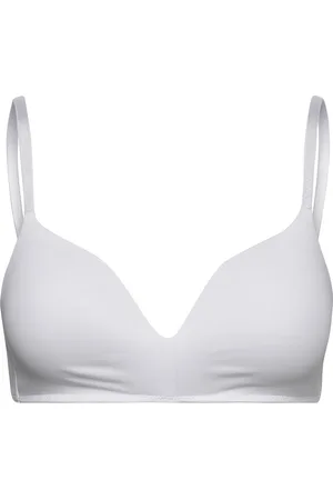 Lindex Bra Flora Theresia Lingerie Bras & Tops Soft Bras Non Wired Bras White
