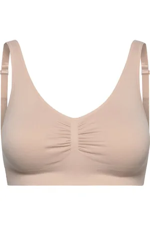 Lindex Bra Joy Seamless Top Lingerie Bras & Tops Soft Bras Tank Top Bras Beige