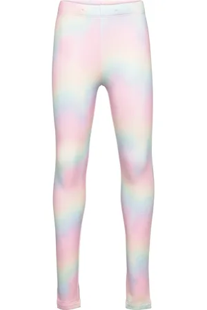 Lindex Leggings Rainbow Aop Bottoms Leggings Purple