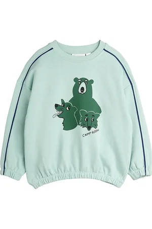 Mini Rodini Camp Rodini Sp Sweatshirt Tops Sweat-shirts & Hoodies Sweat-shirts Blue