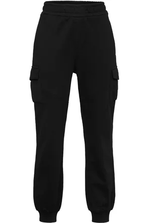 Lindex Trousers Cargo Jersey Ss25 Bottoms Sweatpants Black