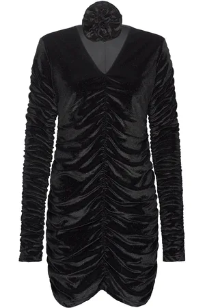 Norr Ibiza Rose Dress Lyhyt Mekko Black