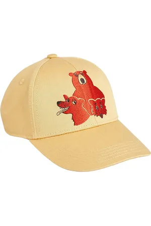 Mini Rodini Camp Rodini Emb Cap Accessories Headwear Caps Beige