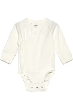 Lindex Body Wrap Pointelle Solid Bodies Wrap Bodies White